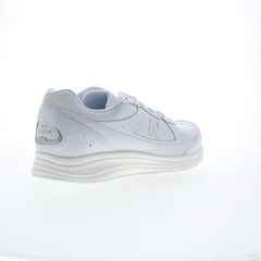 New Balance 577 XMW577WT Mens White Wide Leather Lifestyle Sneakers Shoes