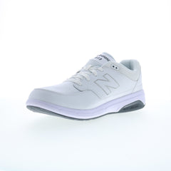 New Balance 813 XMW813WT Mens White Narrow Leather Lifestyle Sneakers Shoes
