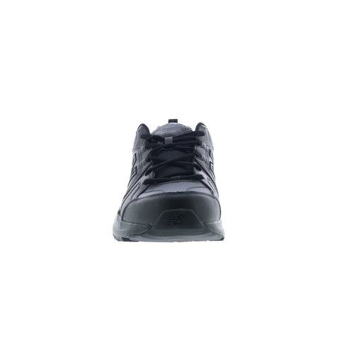 New Balance 608V5 XMX608AB5 Mens Black Leather Lifestyle Sneakers Shoes
