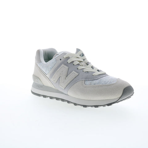 New Balance 574 XU574GRM Mens Gray Suede Lace Up Lifestyle Sneakers Shoes