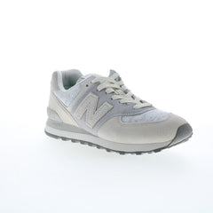 New Balance 574 XU574GRM Mens Gray Suede Lace Up Lifestyle Sneakers Shoes