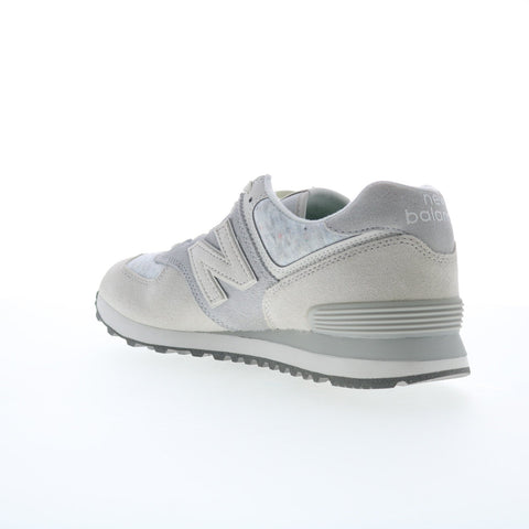 New Balance 574 XU574GRM Mens Gray Suede Lace Up Lifestyle Sneakers Shoes