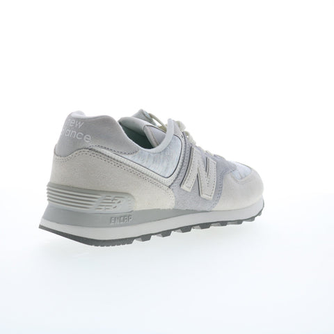 New Balance 574 XU574GRM Mens Gray Suede Lace Up Lifestyle Sneakers Shoes