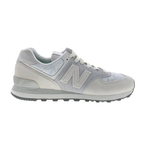 New Balance 574 XU574GRM Mens Gray Suede Lace Up Lifestyle Sneakers Shoes