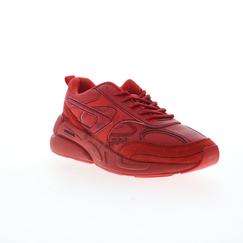 Diesel S-Serendipity Sport Mens Red Canvas Lifestyle Sneakers Shoes