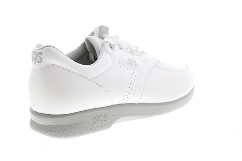 SAS Time Out 0092-001 Mens White Leather Lace Up Lifestyle Sneakers Shoes