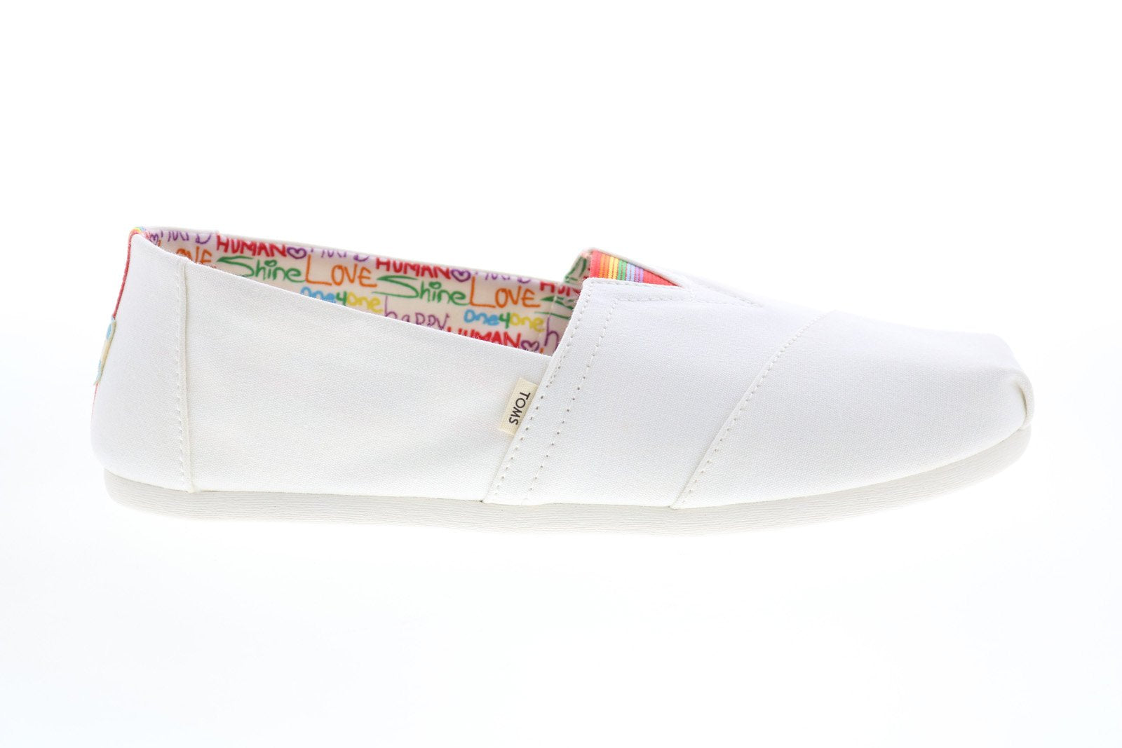 Toms classic outlet white canvas