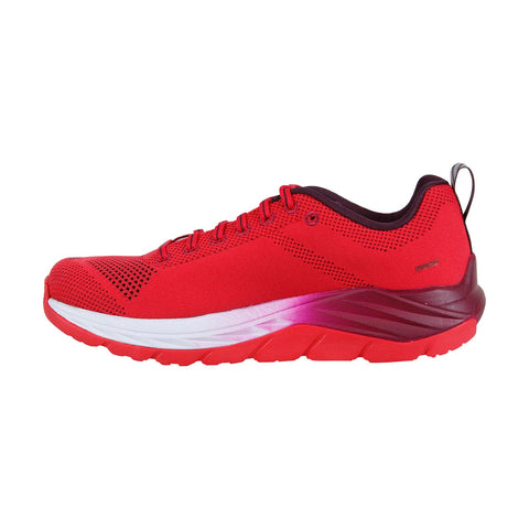 Hoka One One Mach 1019280 Womens Red Canvas Lace Up Athletic Gym Running Shoes