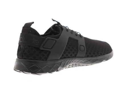 Hey Dude Mistral Mens Black Mesh Athletic Lace Up Cross Training Shoes