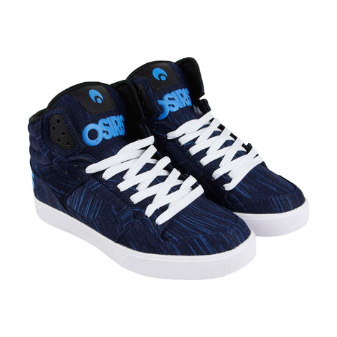 Osiris Clone 1322 2622 Mens Blue Canvas Lace Up Athletic Surf Skate Shoes