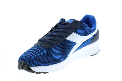 Diadora Evo Run 173986-60063 Mens Blue Canvas Lifestyle Sneakers Shoes