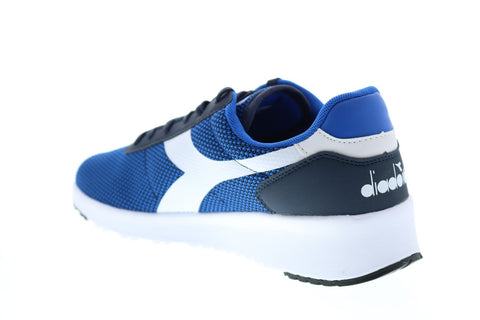 Diadora Evo Run 173986-60063 Mens Blue Canvas Lifestyle Sneakers Shoes