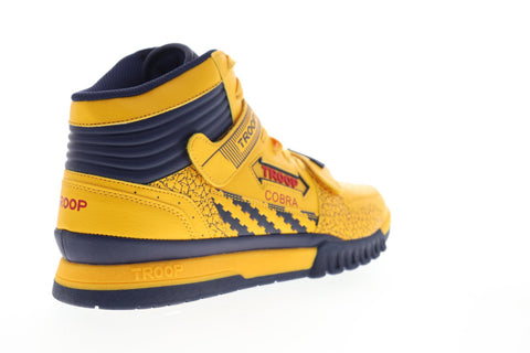 World Of Troop Cobra Mid 1HM00663-732 Mens Yellow Low Top Sneakers Shoes