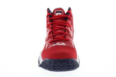 Fila Mb Mens Red Synthetic Athletic Lace Up Basketball Shoes