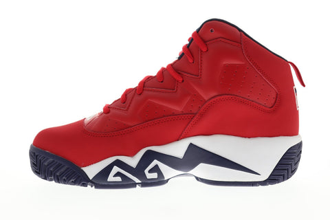 Fila Mb Mens Red Synthetic Athletic Lace Up Basketball Shoes