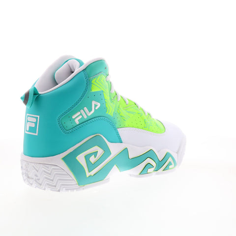 Fila New White/Green Lace-up Trainer