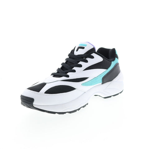 Fila V94M 1RM00584-964 Mens Black Leather Lace Up Lifestyle