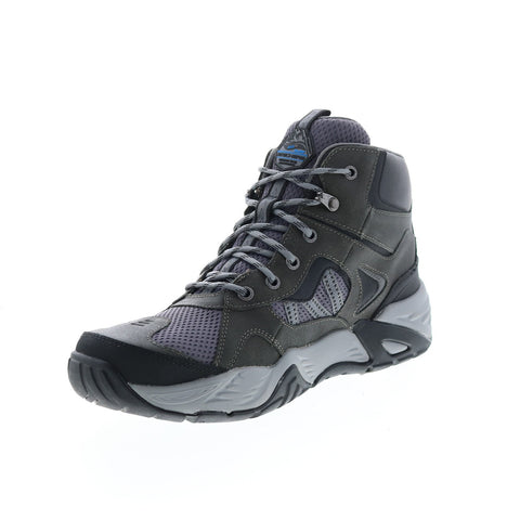 Skechers Relaxed Fit Arch Fit Recon Percival 204406 Mens Gray Hiking Boots