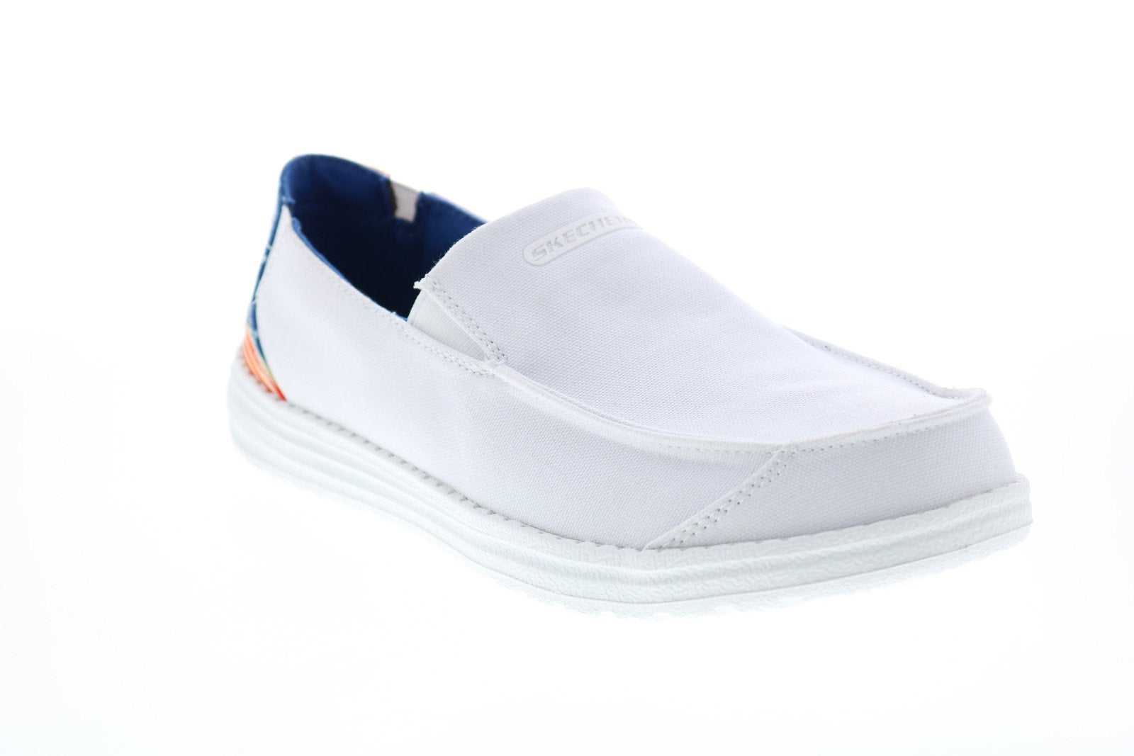Urskive skud månedlige Skechers Melson Ralo 210103 Mens White Loafers & Slip Ons Casual Shoes -  Ruze Shoes