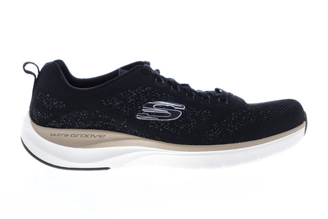 Skechers Ultra Groove Royal Dragoon 232030 Mens Black Athletic Running Shoes