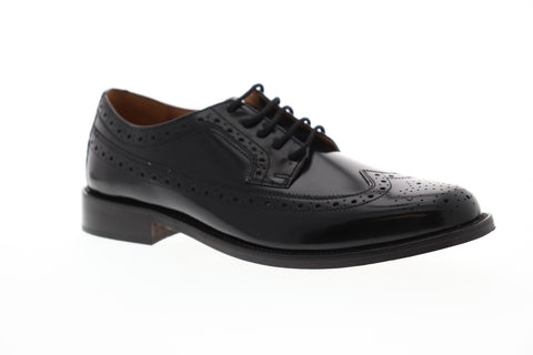 Bostonian Malden Mens Black Leather Casual Dress Lace Up Oxfords Shoes