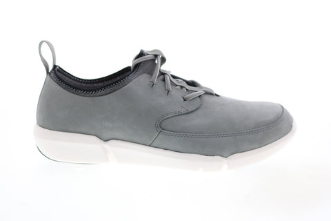 Clarks Triflow 26125948 Mens Gray Nubuck Lifestyle Sneakers Shoes - Ruze Shoes