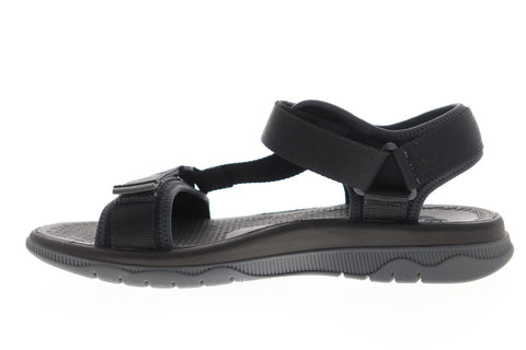Clarks Balta Reef 26133657 Mens Black Canvas Strap Sport Sandals Shoes