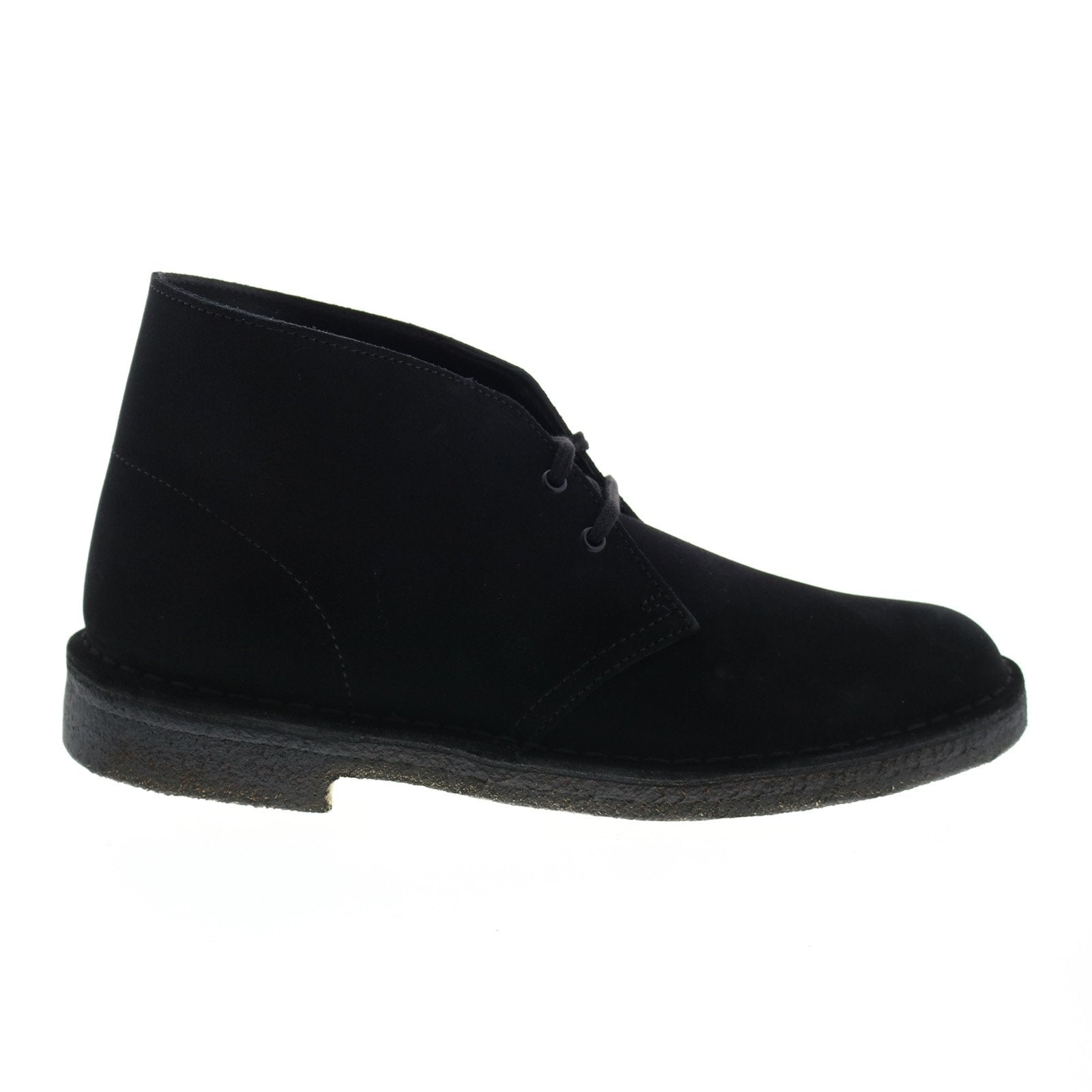 Clarks Desert Boot 26138227 Mens Black Suede Lace Up Chukkas Boots