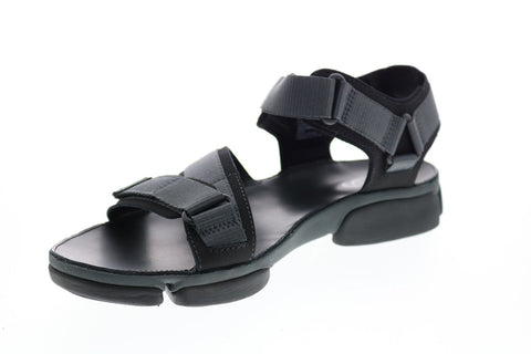Clarks Tri Cove Sun 26139566 Mens Black Canvas Sport Sandals Sandals Shoes