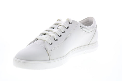Clarks Landry Vibe 26142175 Mens White Leather Lifestyle Sneakers Shoes