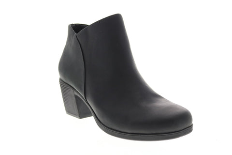 Clarks Un Lindel Zip 26145612 Womens Black Leather Ankle & Booties Boots