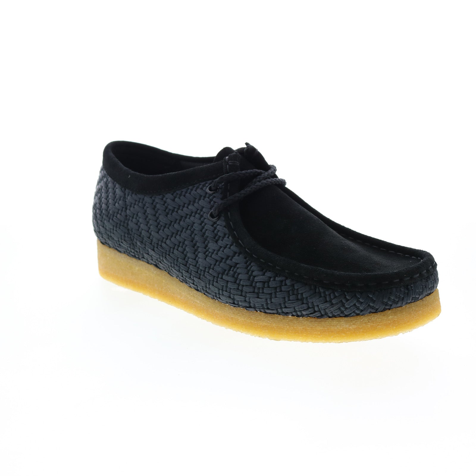 Clarks Wallabee 26165512 Mens Black Oxfords & Lace Ups Casual 