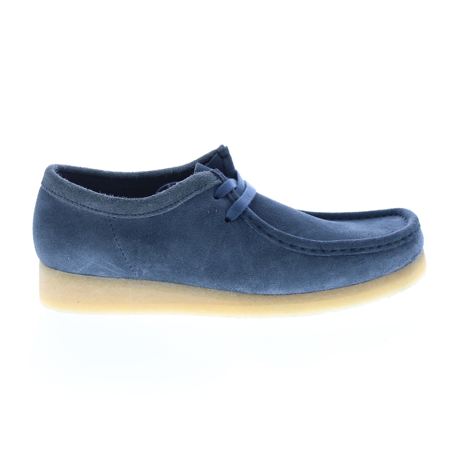 Ærlig straf terrasse Clarks Wallabee 26166306 Mens Blue Suede Oxfords & Lace Ups Casual Sho -  Ruze Shoes