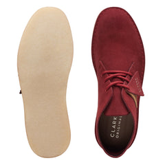 clarks red laces