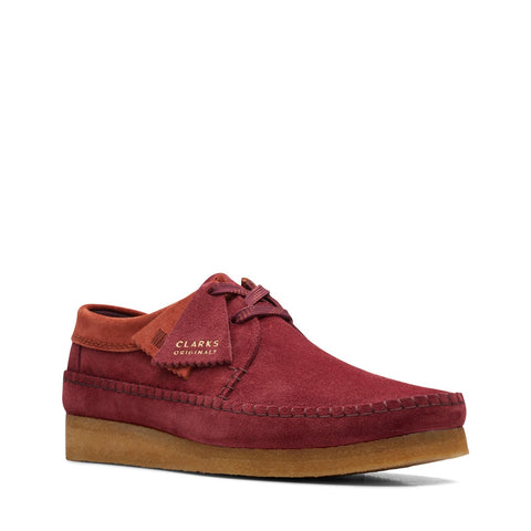 Clarks burgundy sales mens shoes