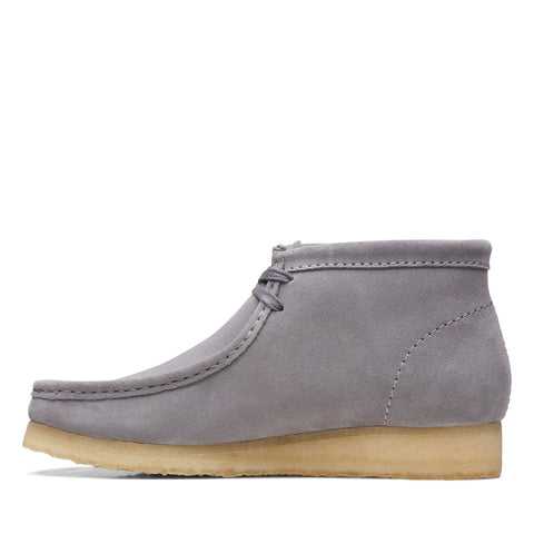 Clarks Wallabee Boot 26169731 Mens Gray Suede Lace Up Chukkas Boots