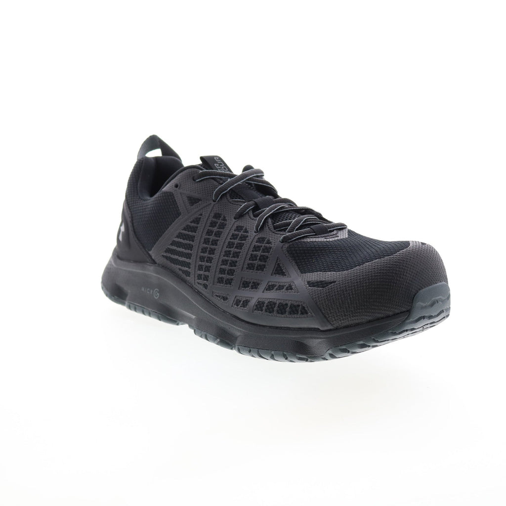 Under Armour MG Strikefast Protect Mens Black Athletic Tactical Shoes ...