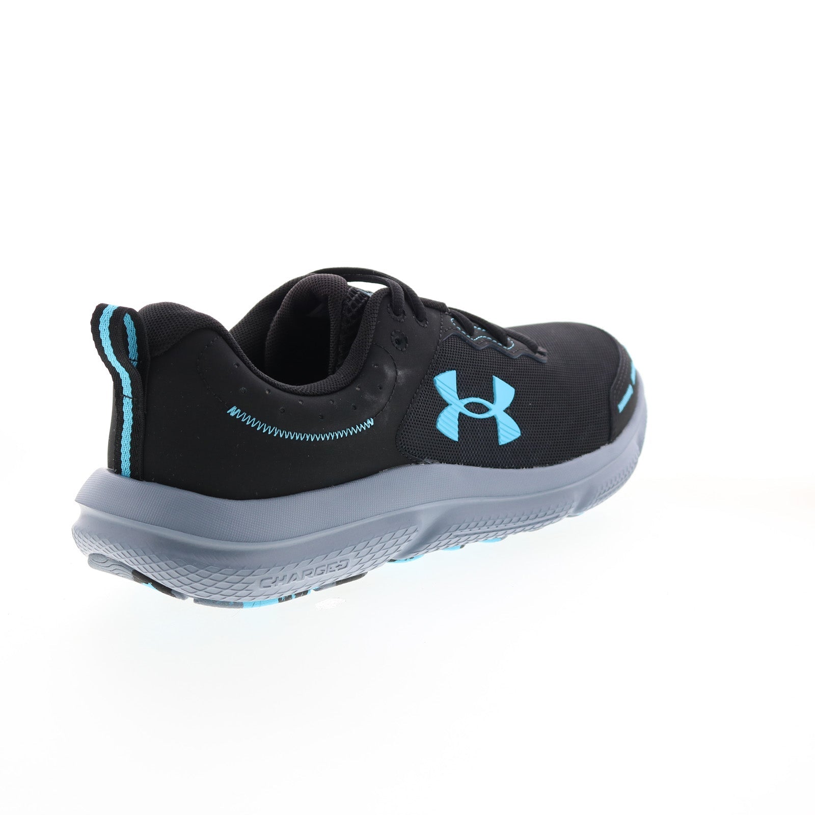 Under Armour Charged Assert 10 Mens Black Canvas Athletic Running