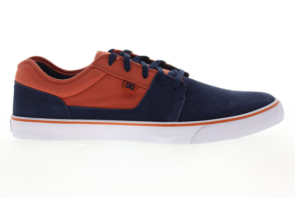 DC Tonik 302905 Mens Blue Suede Lace Up Skate Sneakers Shoes