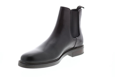Calvin Klein Fenwick Crust Leather 34F2134-DBN Mens Brown Slip On Chelsea Boots