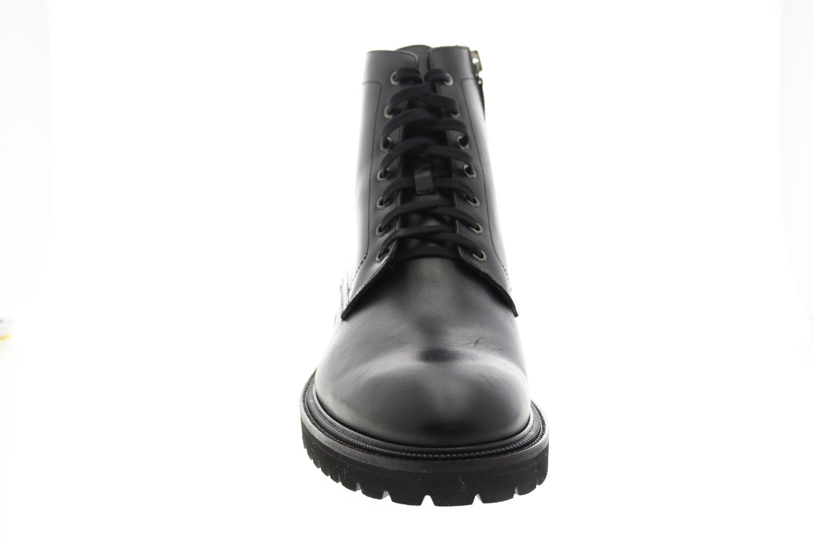 Aquatalia Patrizio Calf 34M0935 BLK Mens Black Leather Casual