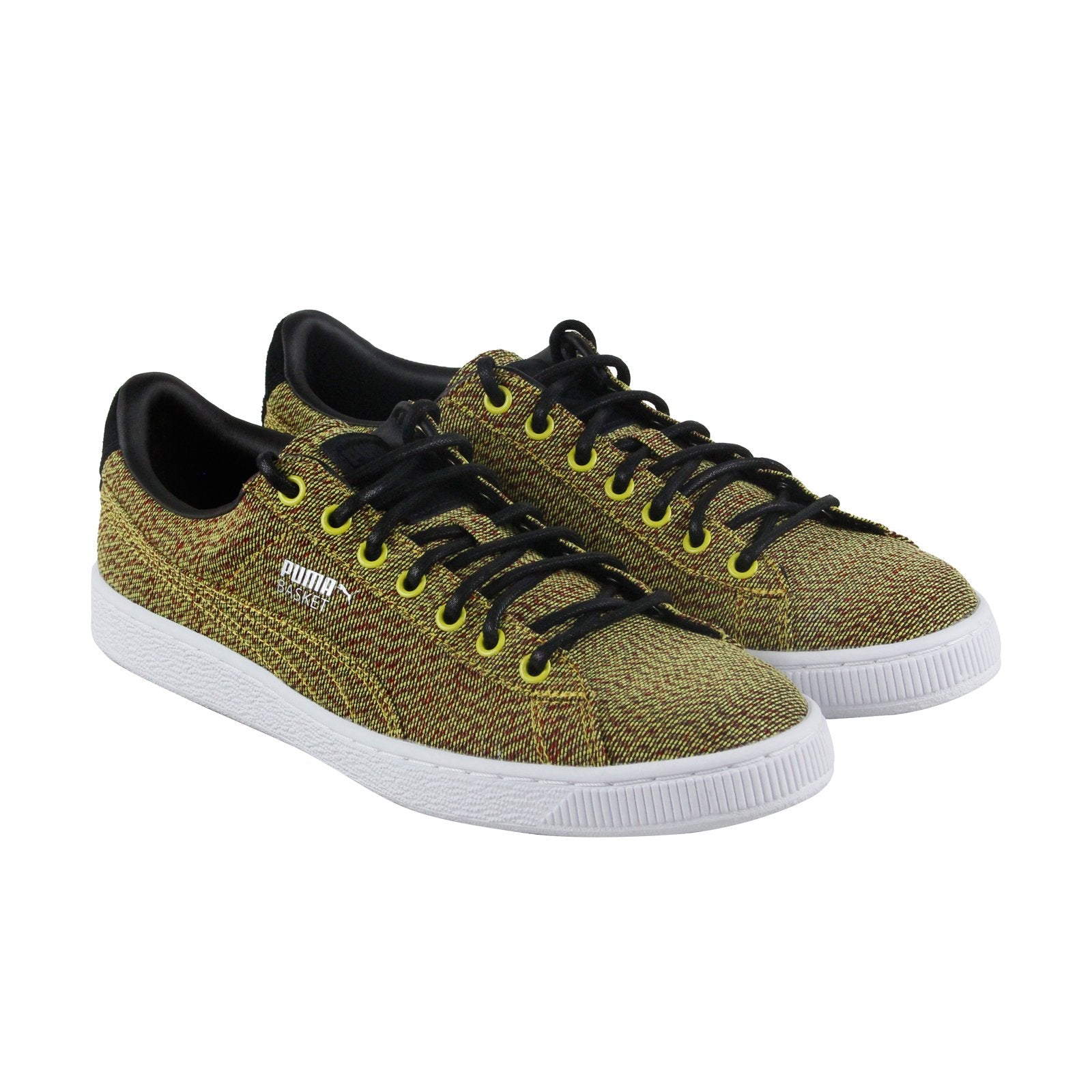 Puma basket cheap knit metallic