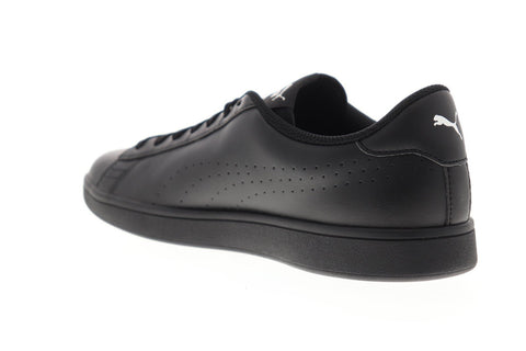 Puma Smash V2 L Perf 36521301 Mens Black Synthetic Low Top Sneakers Shoes