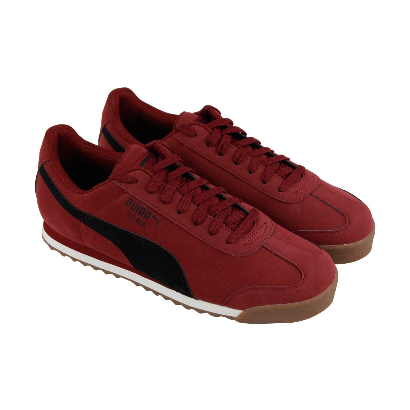 Puma roma hot sale red suede