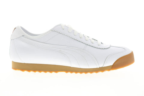 Puma Roma Kitsune 38022301 Mens White Leather Lifestyle Sneakers