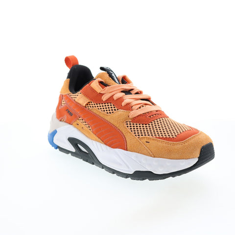 Puma RS-Trck Horizon 39071701 Mens Orange Canvas Lifestyle Sneakers Shoes