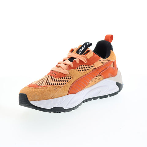 Puma RS-Trck Horizon 39071701 Mens Orange Canvas Lifestyle Sneakers Shoes