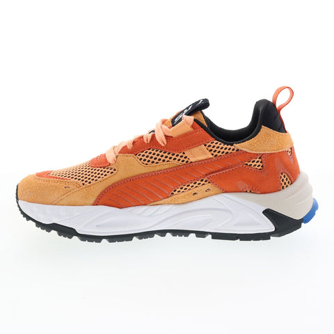 Puma RS-Trck Horizon 39071701 Mens Orange Canvas Lifestyle Sneakers Shoes