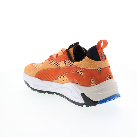 Puma RS-Trck Horizon 39071701 Mens Orange Canvas Lifestyle Sneakers Shoes