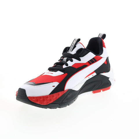 Puma RS-Trck Super 39165501 Mens Red Canvas Lifestyle Sneakers Shoes